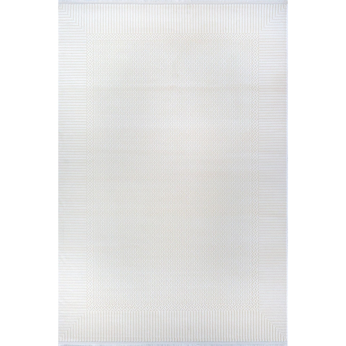 Nepal Creme – Eleganter Acryl Teppich