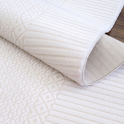 Nepal Creme – Eleganter Acryl Teppich
