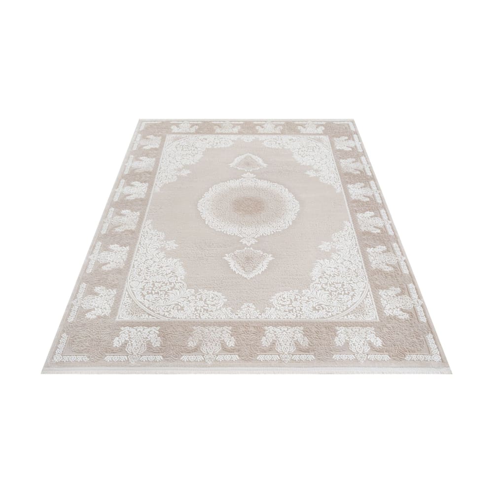 Nepal Beige – Klassischer Acryl Teppich