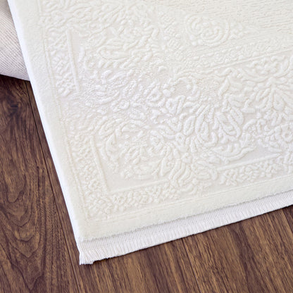 Nepal Creme – Klassischer Acryl Teppich
