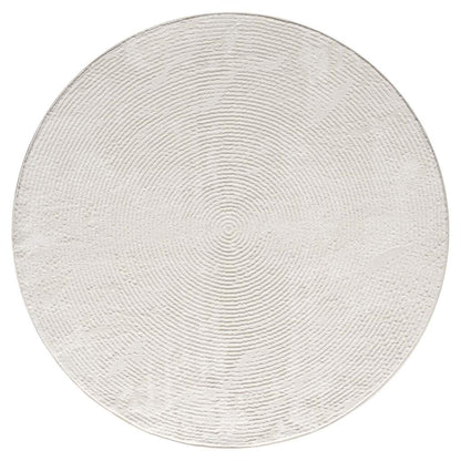 Kurzflor Teppich Antik 481 Creme – Rund