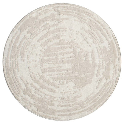 Kurzflor Teppich Flair 171 Beige - Rund