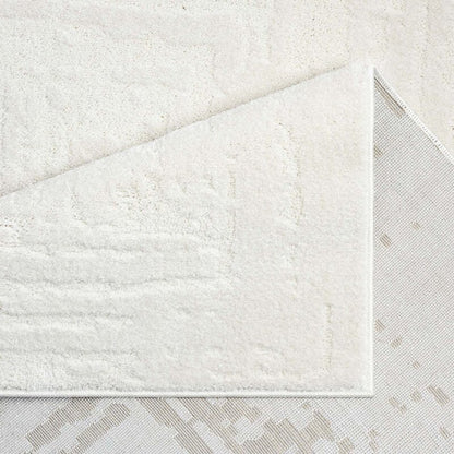 Kurzflor Teppich Flair 171 Creme - Rund