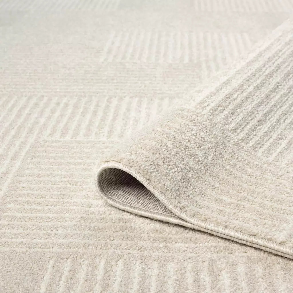 Kurzflor Teppich Flair 177 Beige