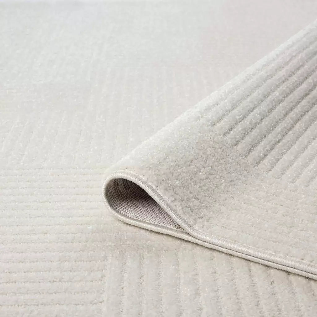 Kurzflor Teppich Flair 177 Creme