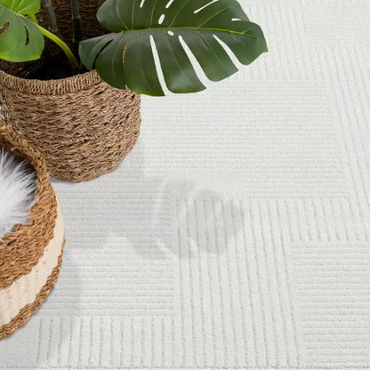 Kurzflor Teppich Flair 177 Creme