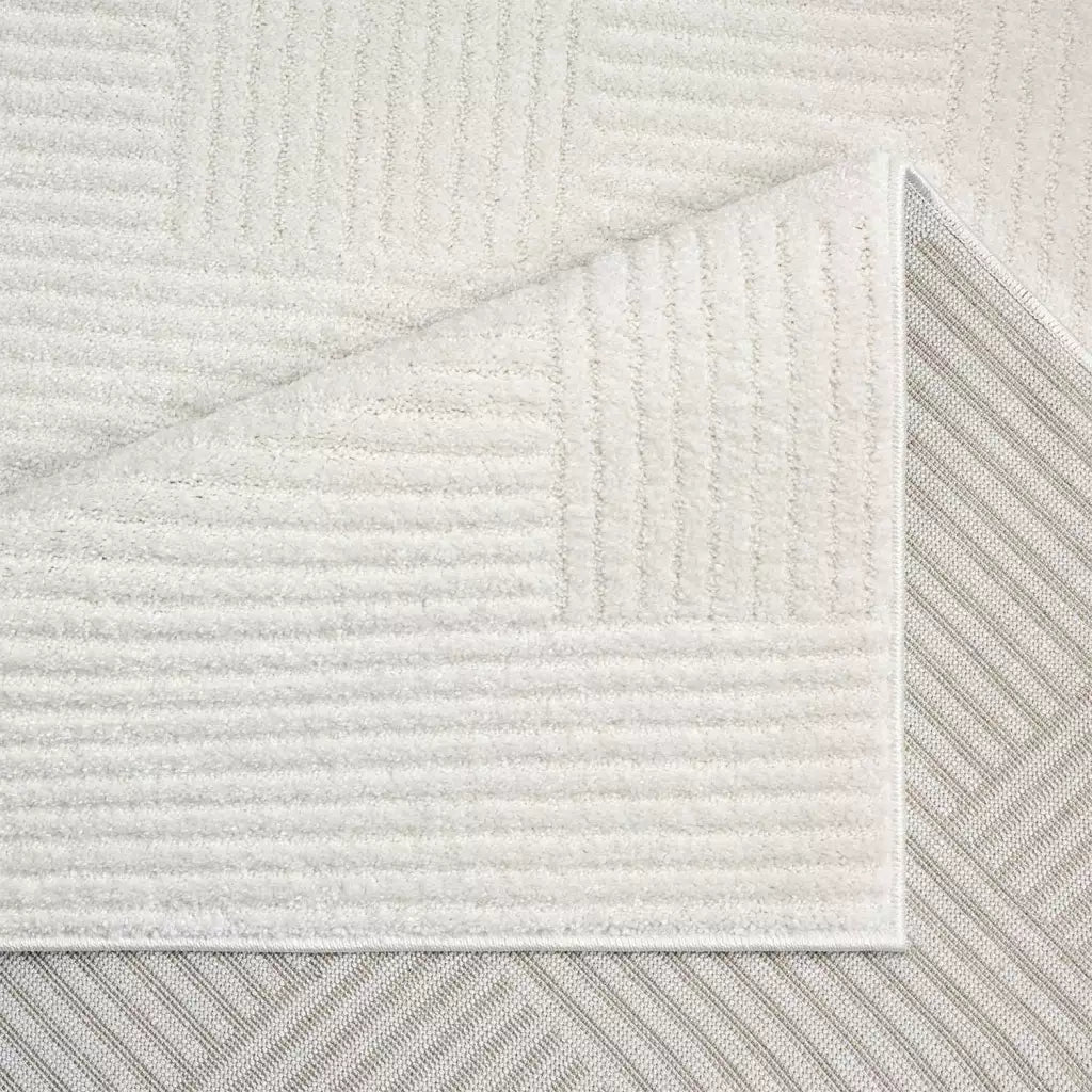 Kurzflor Teppich Flair 177 Creme
