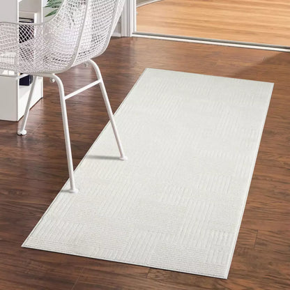 Kurzflor Teppich Flair 177 Creme