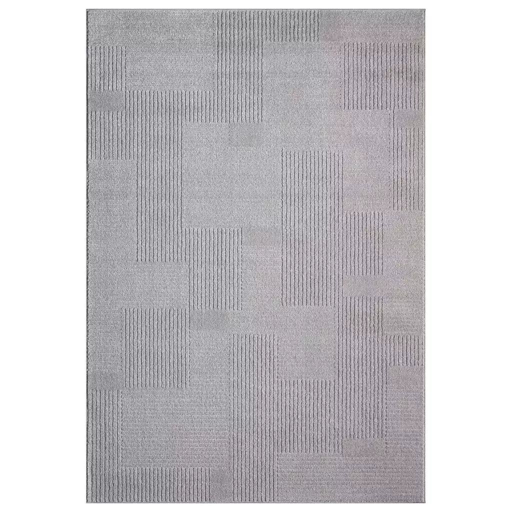 Kurzflor Teppich Flair 177 Grau