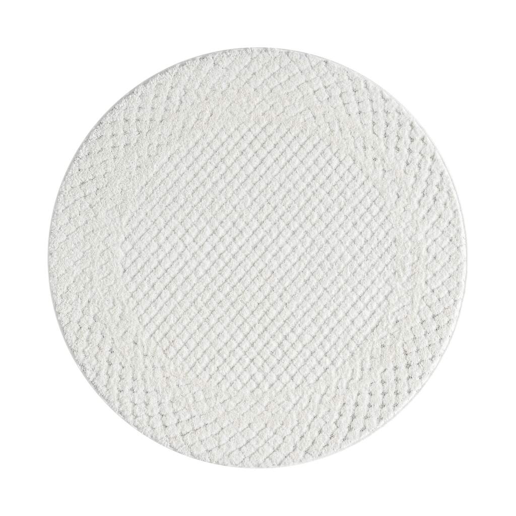 Hochflor Teppich Focus 627 Creme – Rund