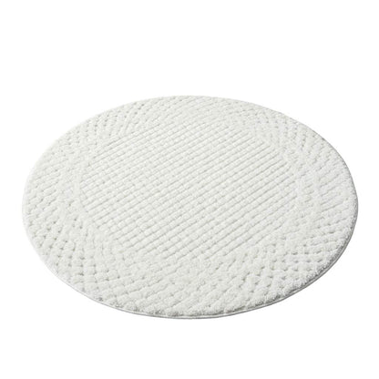 Hochflor Teppich Focus 627 Creme – Rund