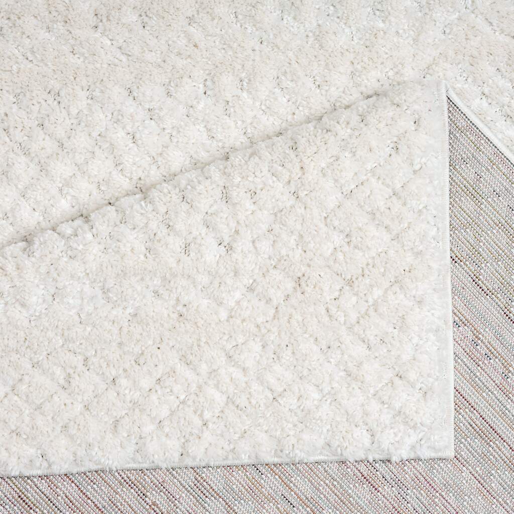Hochflor Teppich Focus 627 Creme – Rund