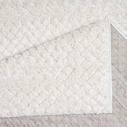 Hochflor Teppich Focus 627 Creme – Rund