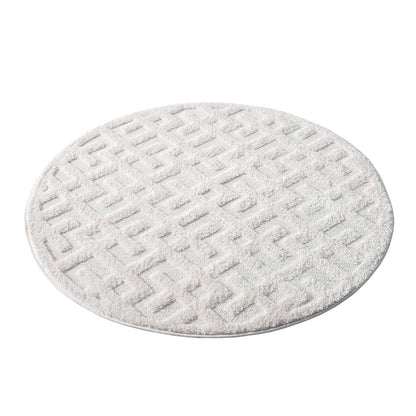 Hochflor Teppich Focus 737 Creme – Rund
