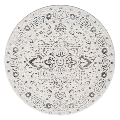 Kurzflor Teppich Lounge 0638 Grau – Rund