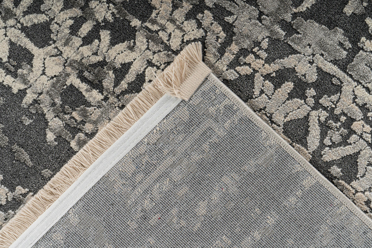 Kurzflorteppich Adela 325 Grau – Vintage Teppich