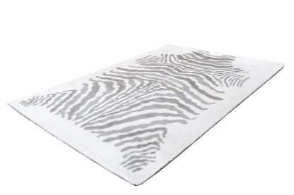 Rabbit Animal 400 Grau / Weiss – Weicher Hochflorteppich