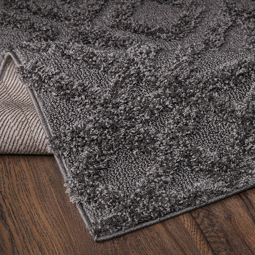 Sanat Hochflor-Teppich Luxus 3506-Gray