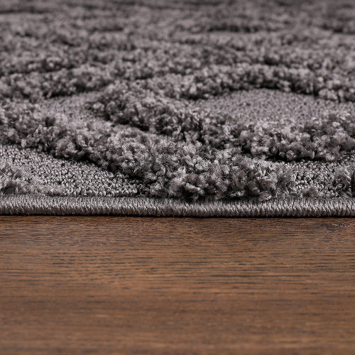 Sanat Hochflor-Teppich Luxus 3506-Gray