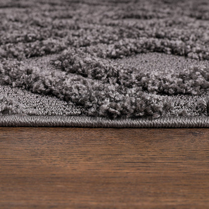 Sanat Hochflor-Teppich Luxus 3506-Gray
