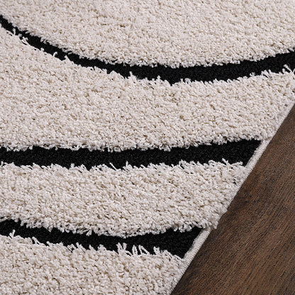 Sanat Hochflor-Teppich Luxus 3505-Cream