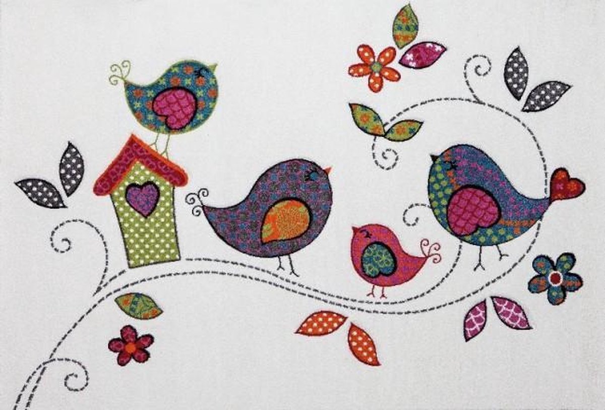 Kinderteppich Diamond Kids mit Vogel