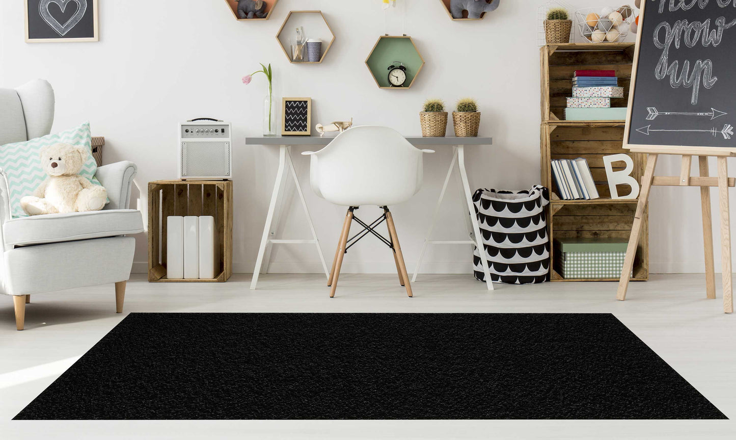 Teppich Loca in Schwarz