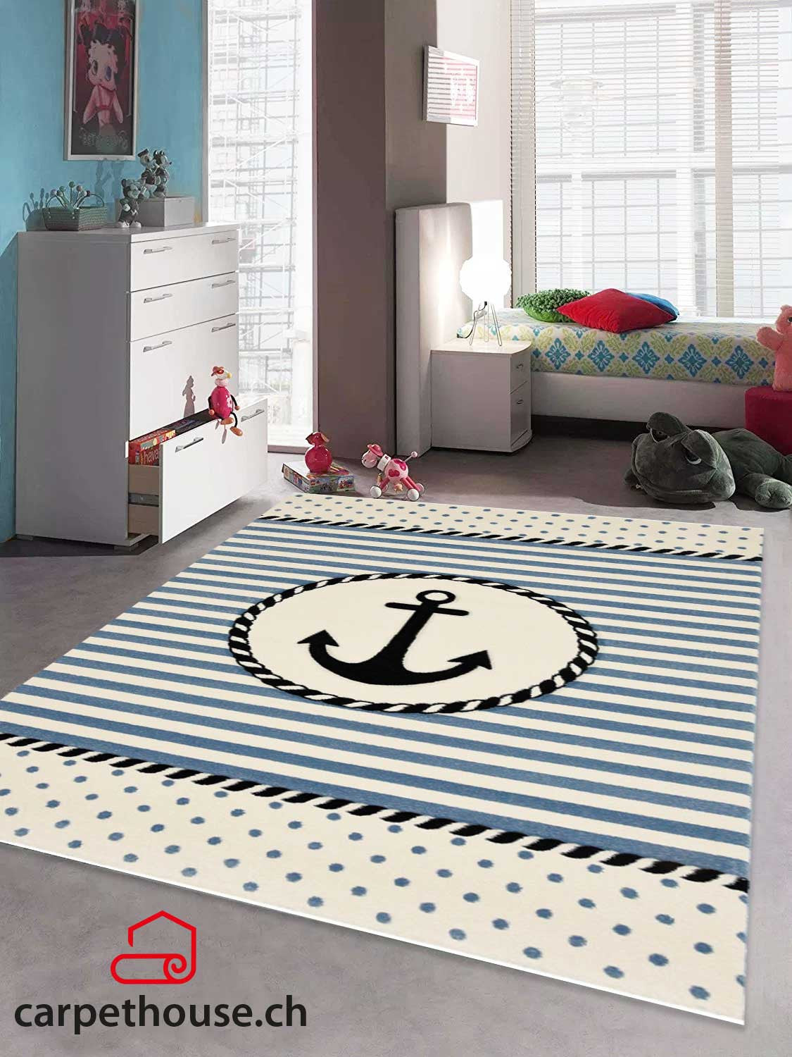 Kinderteppich Teppich, Indigo Kids