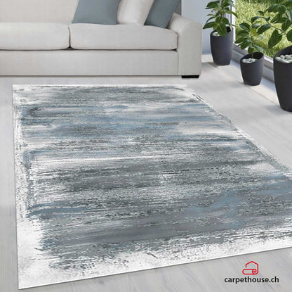 Teppich, Vintage Craft 23271 253 Grau-Blau