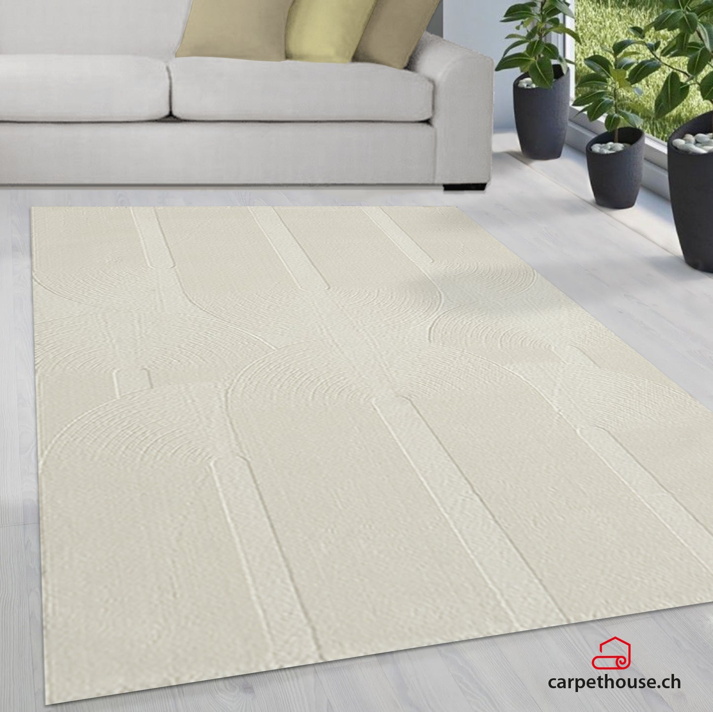 Teppich Sign 1904 60-Cream