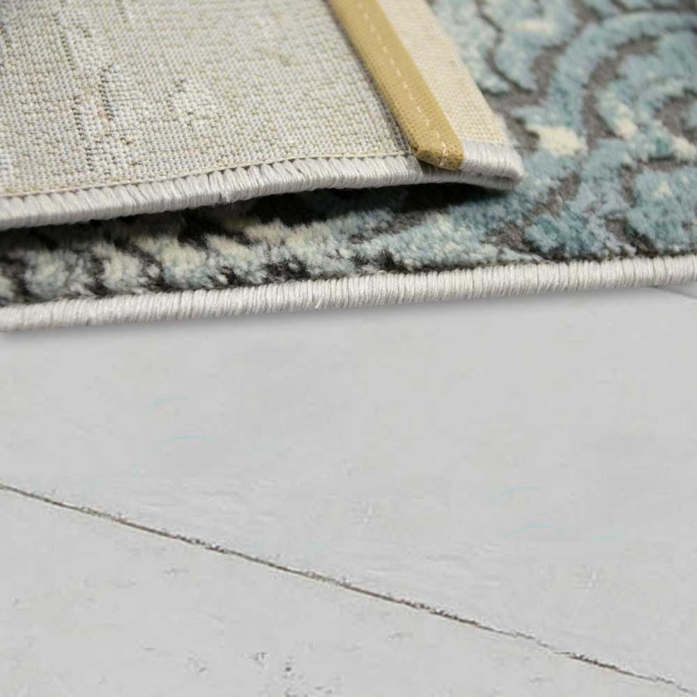 Merinos Teppich Thema Serie 23007 953 grau türkis