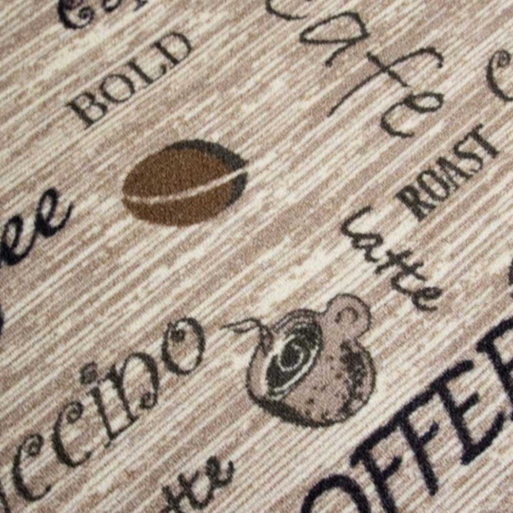 Waschbarer Küchenläufer 113 Coffee Beige