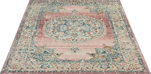 Salsa in-& Outdoor Teppich, 20053 55-Pink - Moderner Wetterfester Teppich für Innen & Aussen