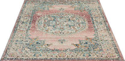 Salsa in-& Outdoor Teppich, 20053 55-Pink - Moderner Wetterfester Teppich für Innen & Aussen