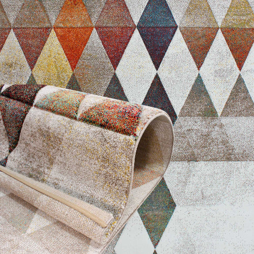 Belis Designer | Beige | Kurzflorteppich