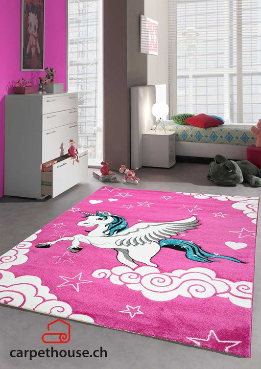 Kinderteppich DIAMOND KIDS Einhorn