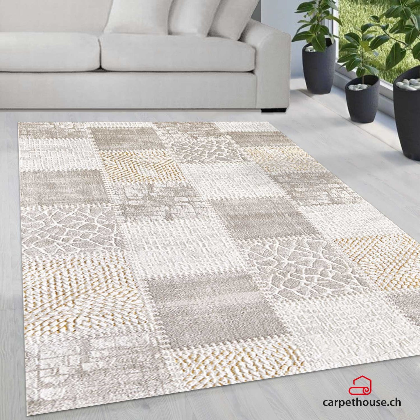 Sanat Harmony | Beige | Kurzflorteppich
