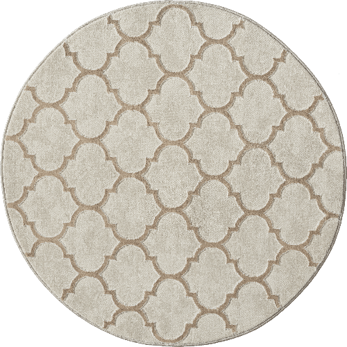 Teppich Studio 28262 760 Beige – Rund