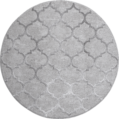Teppich Studio 28262 95-Grey-Rund