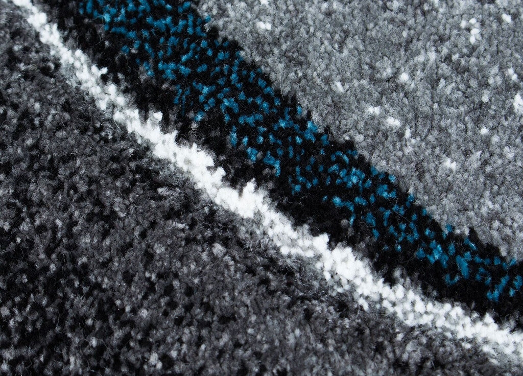 Teppich »BRILLIANCE« 662 930 Grau-Türkis