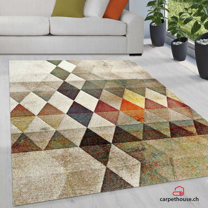 Belis Designer | Beige | Kurzflorteppich