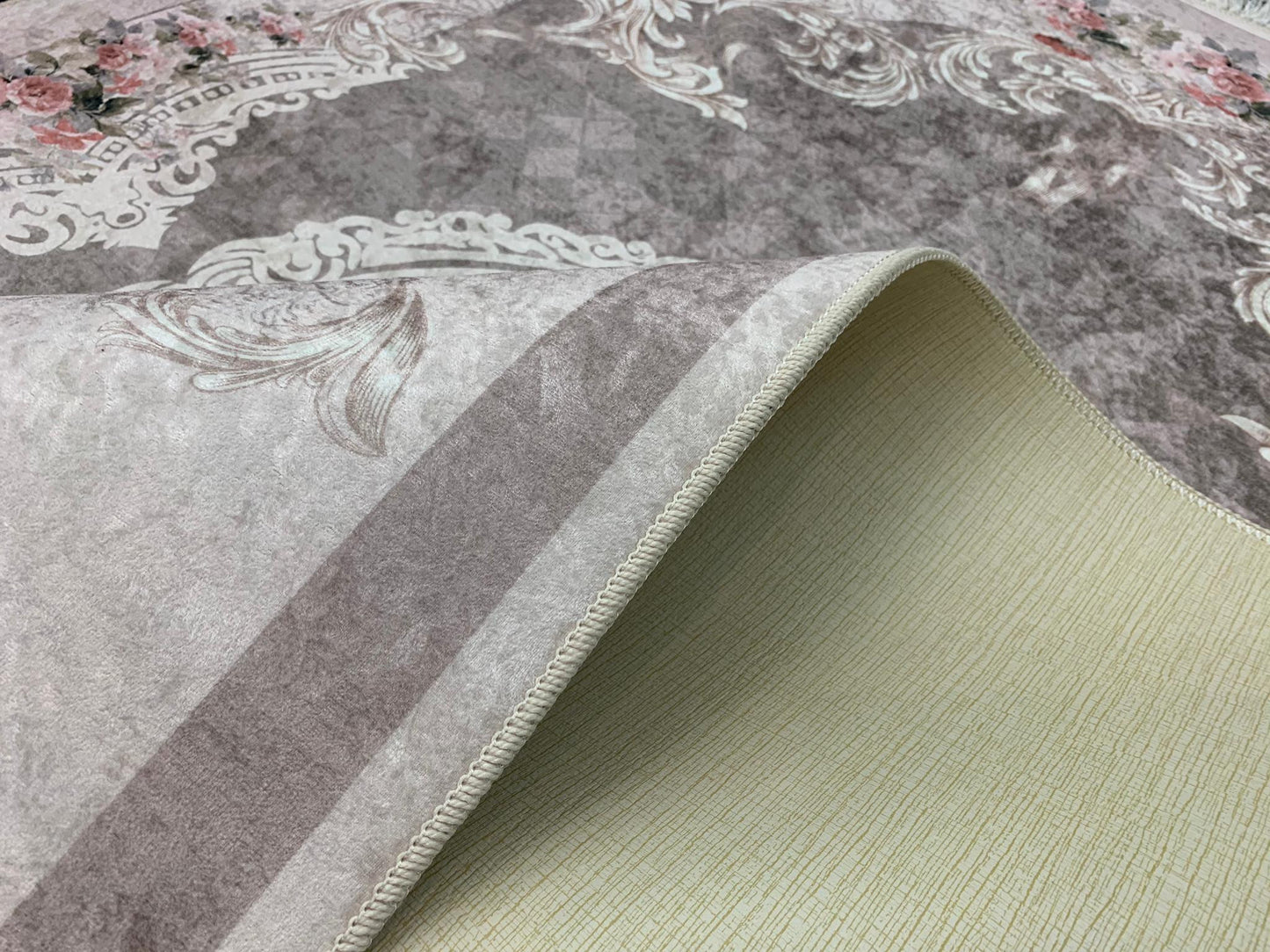 Teppich Sunshine 1055 beige mit Fransen