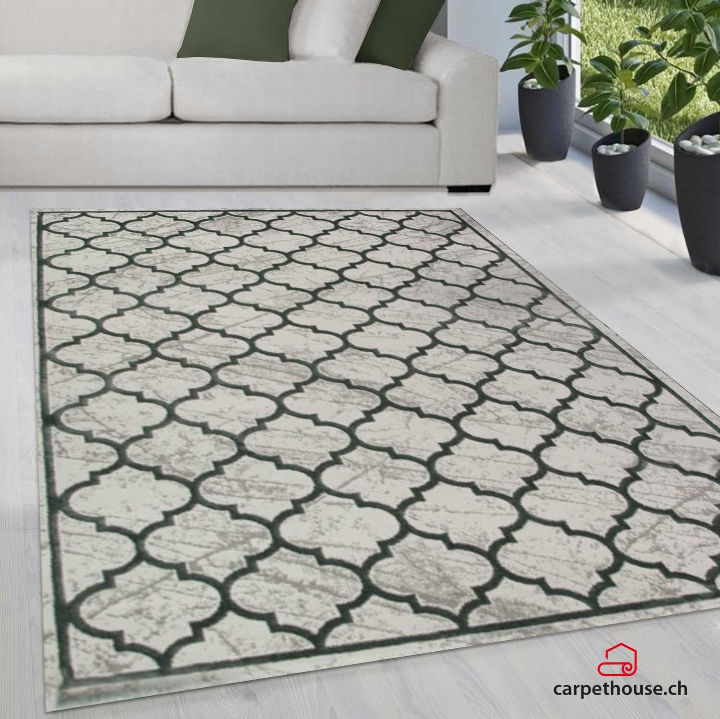 Style Teppich 30524 96-grau