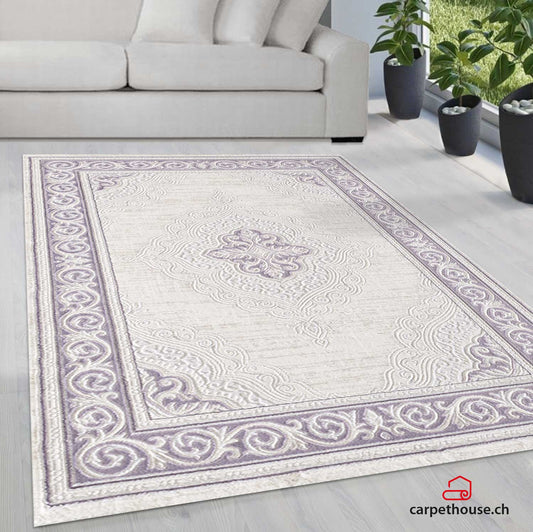 Sanat Harmony | Lila | Kurzflorteppich