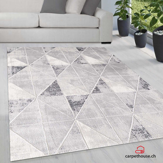 Sanat Harmony | Light Grey | Kurzflorteppich
