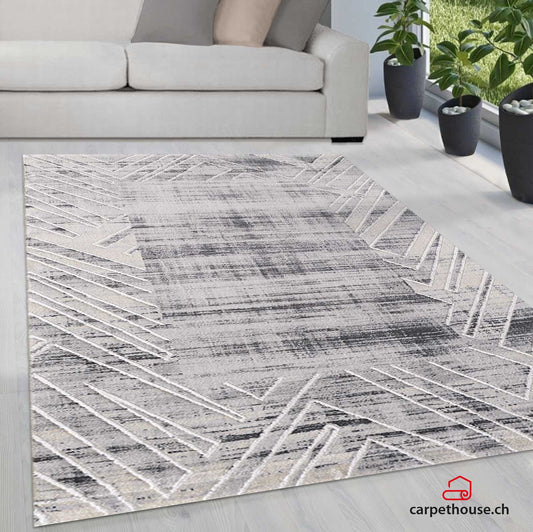 Sanat Harmony | Light Grey | Kurzflorteppich