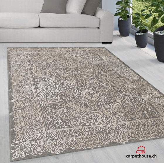 Merinos Teppich Thema 23021 956-Grau