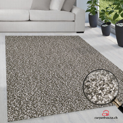 Teppich Loca in Hellgrau