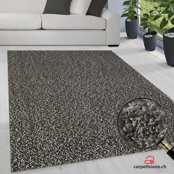 Teppich Loca,1300 Dunkel Grau