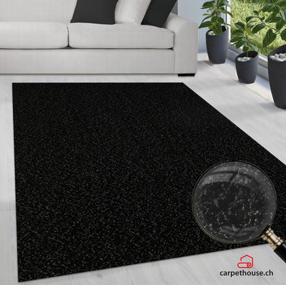 Teppich Loca in Schwarz